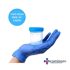 Plastic Transparent Urine Container 50ML Non -Sterilized (Pack of 50)